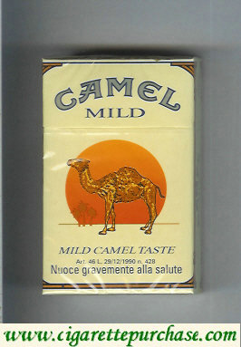 Camel with red sun Mild cigarettes king size hard box